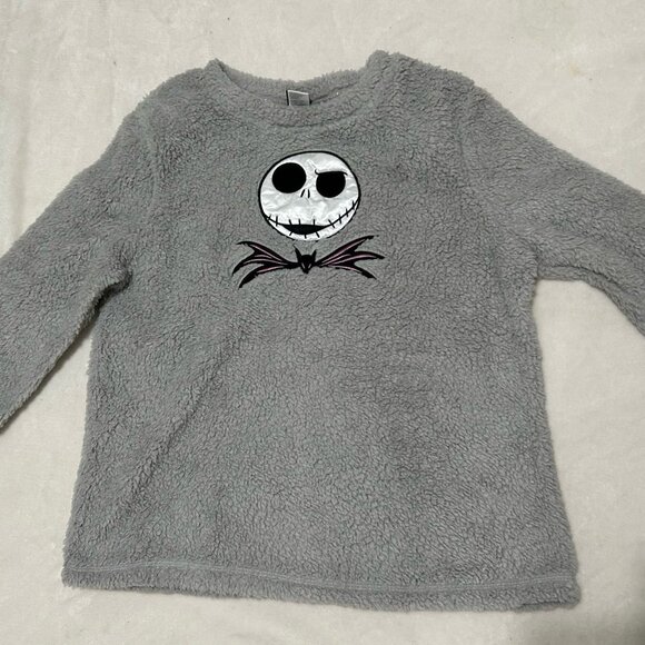 fuzzy disney nightmare before christmas pajama set size m • good preowned condit - Picture 2 of 6